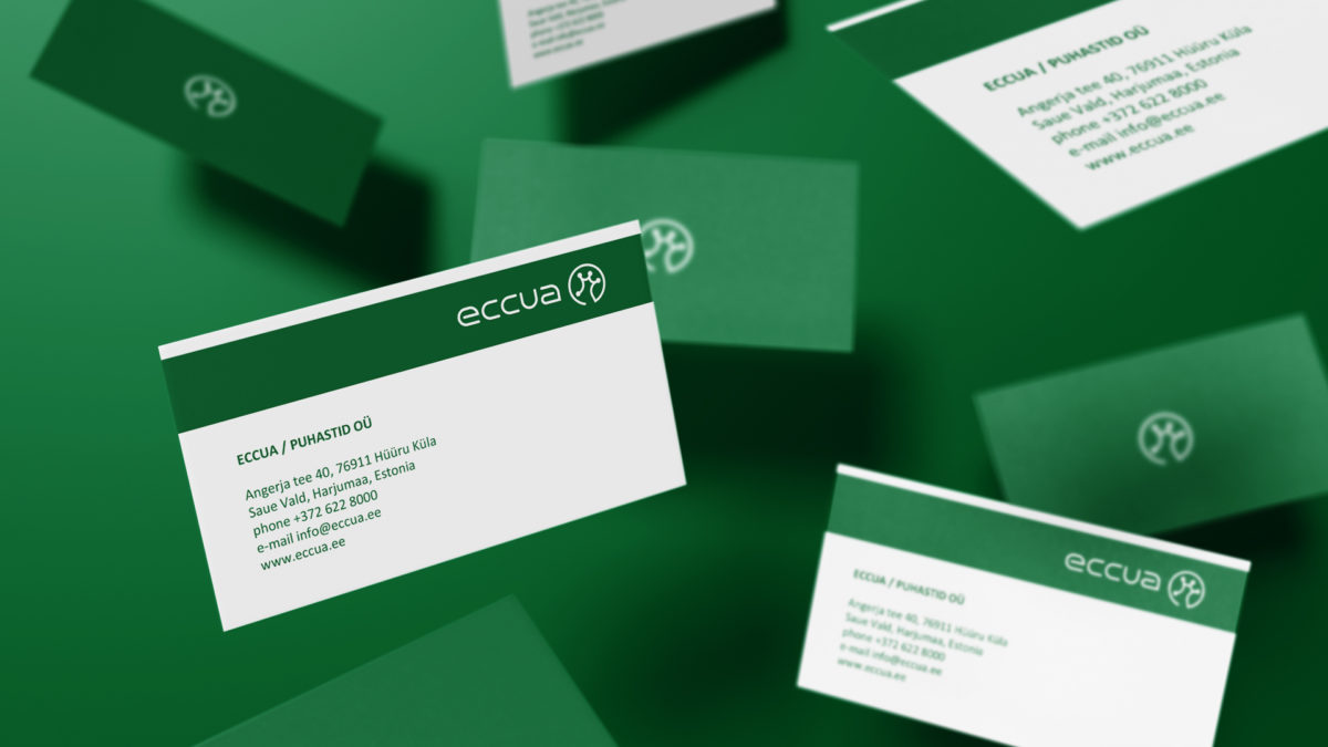 Eccua, an experienced production and sales brand, was rebranded to communicate their wide variety of full solutions and ambitious goals.