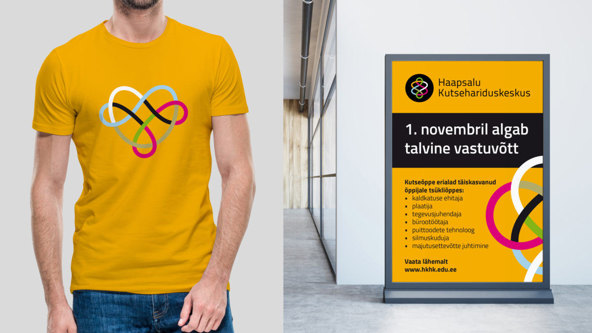 This project involved a new visual identity for Haapsalu Vocational education and training centre that focuses on lifelong learning and labour market survival skills.