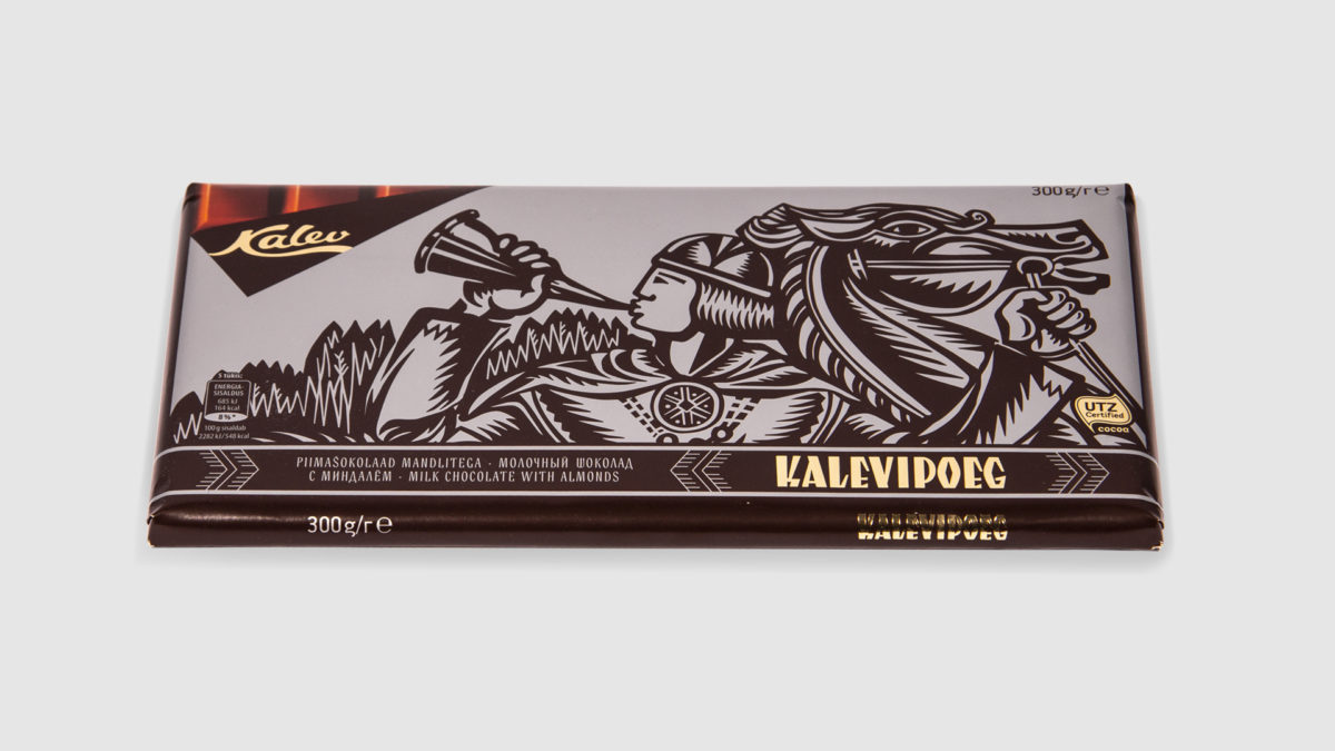 Kalev Eepos chocolate series project involed a new packaging design and concept to create a unified epic series.