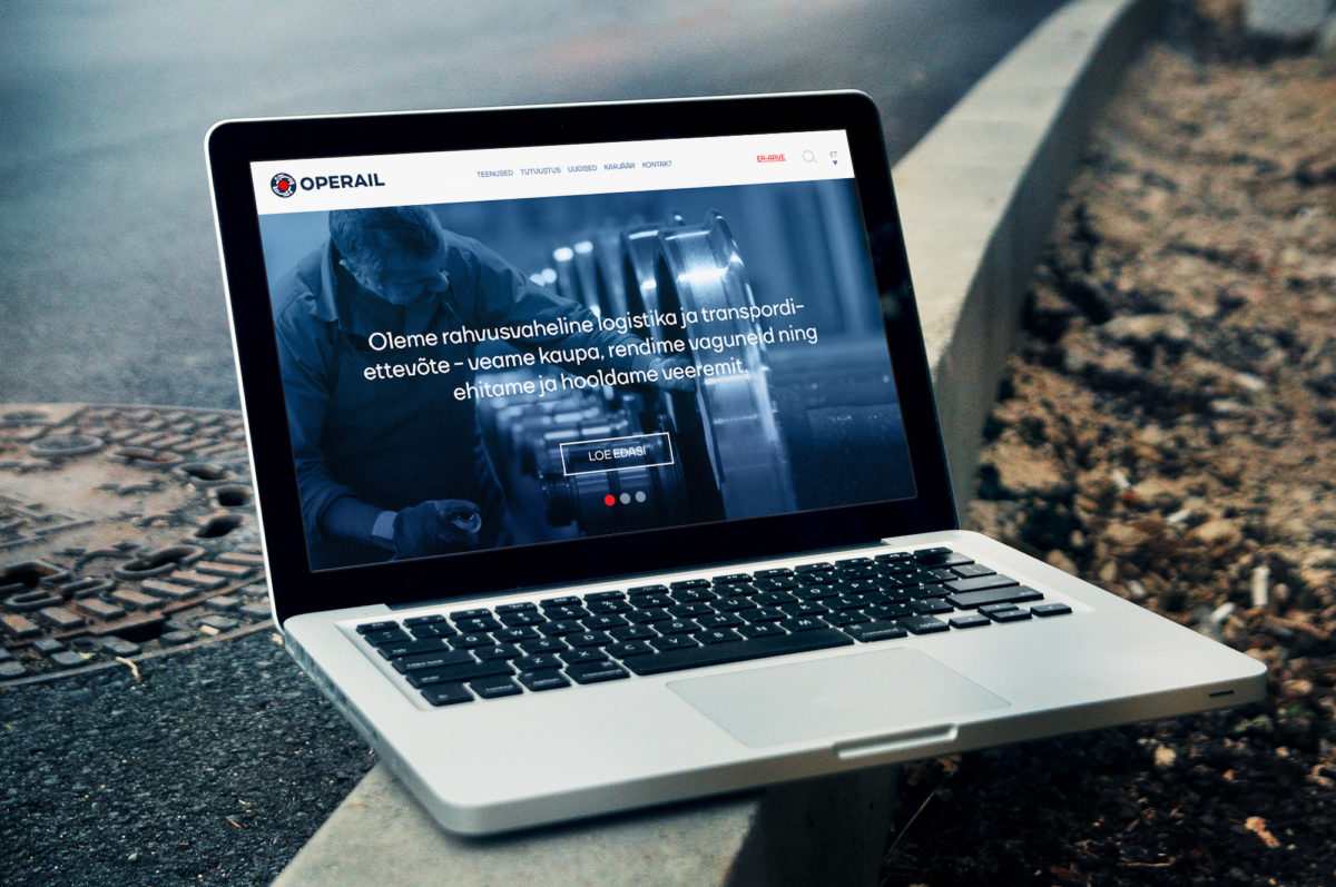 This project involved a new website for an international logistics company Operail.