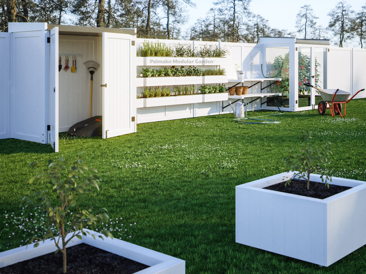 The aim for Palmako project Palmako Modular Garden was to offer simplicity and modularity for everyone's garden.
