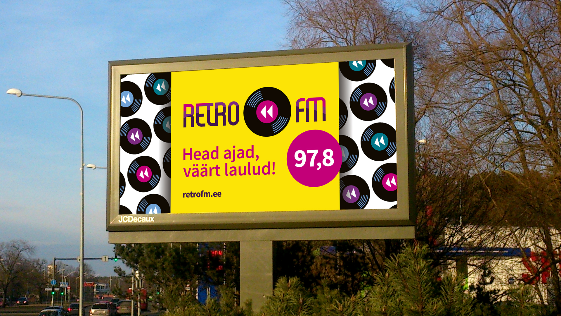 Retro FM rebranding project involved a new visual identity for a more-than-ten-year-old-hit radio station to grow their audience.