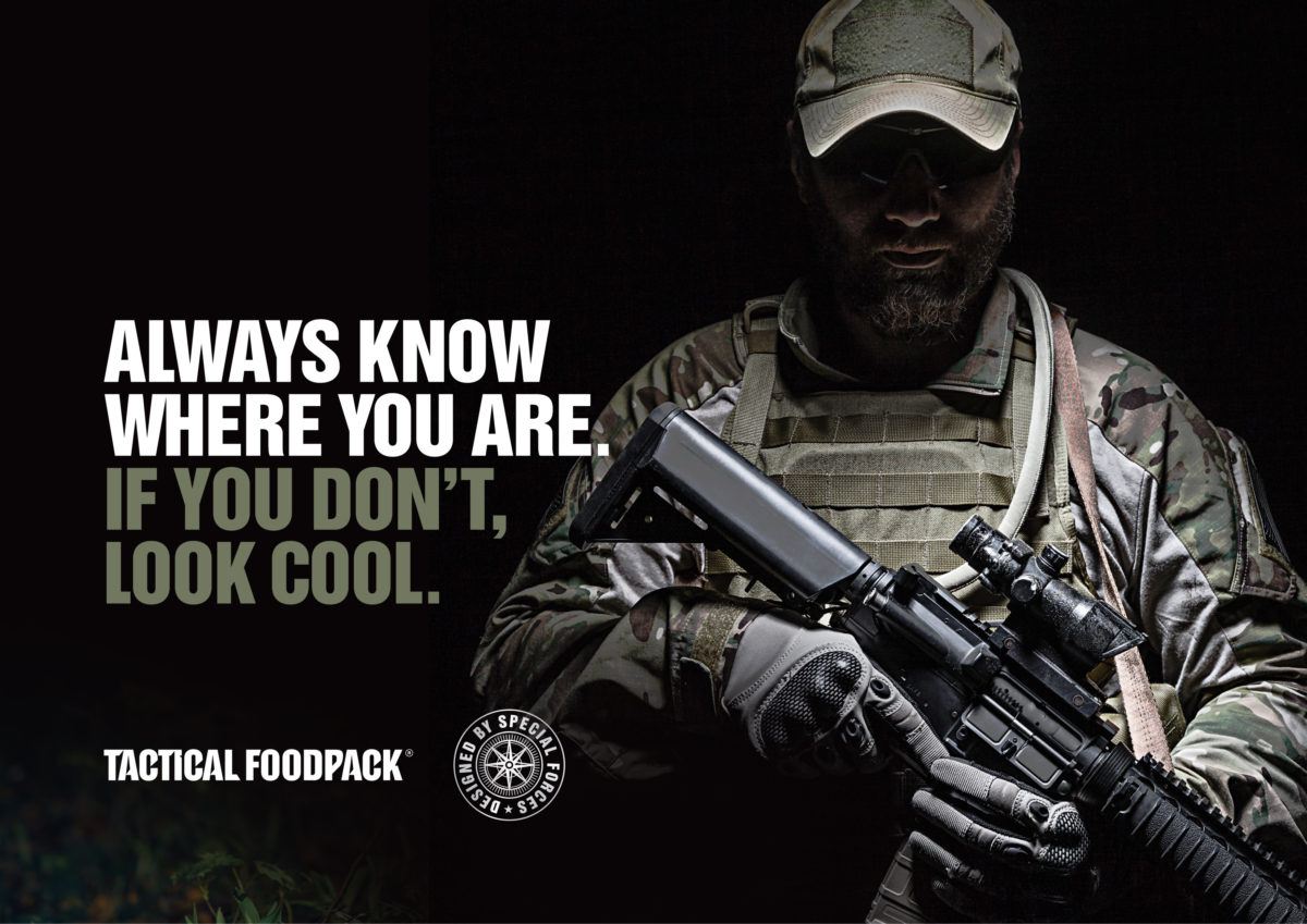 Tactical foodpack project involved a new product packaging for long-lasting food products.